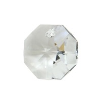 14mm Preciosa Clear Crystal Octagon - Traditional Cut *Factory Seconds*