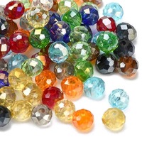 Glass Rondelle Beads - Harmony Spectrum x 4mm