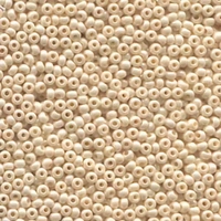 Czech Glass Seed Beads - Size 11/0 Eggshell