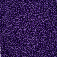 Czech Glass Seed Beads Size 10/0 - Intensive Purple Matt