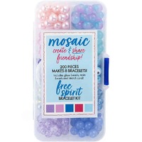 DIY Mosaic Bead Bracelet Making Kit Free Spirit