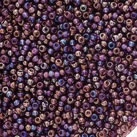 Czech Glass Seed Beads Size 10/0 - Amethyst AB