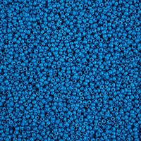 Czech Glass Seed Beads Size 10/0 - Terra Intensive Blue Matt