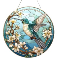 Acrylic Suncatcher Disc - Harmony in Flight