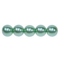 Glass Pearl Beads - Seafoam Pearl 4mm x 20